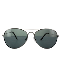 Поляризованные солнцезащитные очки Aviator Gunmetal серо-синего цвета, серый Polaroid
