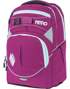 Школьный рюкзак "Супергерой", светоотражатели, рюкзак для школы и отдыха, розовый Nitro