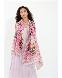 Шарф Peanuts Mit Snoopy, розовый Codello