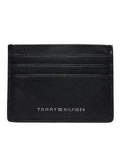 Картхолдер Th Spw Leather Cc Holder, черный Tommy hilfiger