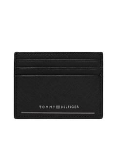 Картхолдер Th Saffiano Cc Holder, черный Tommy hilfiger