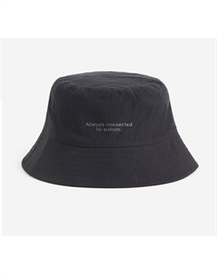 Панама Cotton Bucket Hat, черный H&m