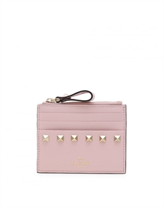 Картхолдер Rockstud card holder, розовый Valentino garavani