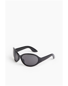 Солнцезащитные очки округлой формы, черный H&m