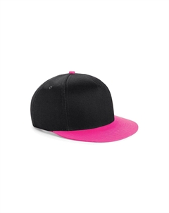 Молодежная кепка Snapback в стиле ретро, черный Beechfield®
