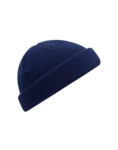 Шапка-бини Fisherman из переработанного сырья, темно-синий Beechfield®