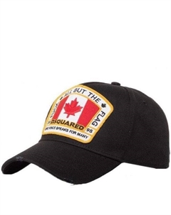 Мужская кепка с нашивкой-логотипом Canada, черный Dsquared2