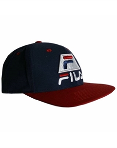 Мужская темно-синяя кепка с логотипом, красный Fila