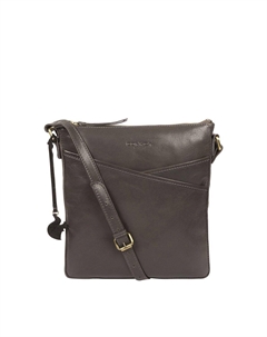 Кожаная сумка через плечо 'Avril', серый Conkca london