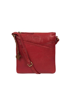 Кожаная сумка через плечо 'Avril', красный Conkca london