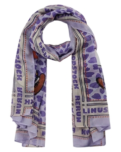 Шарф PEANUTS, фиолетовый Codello