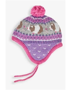 Розовая шляпа со скандинавским узором и мотивом морской свинки, розовый Jojo maman bébé
