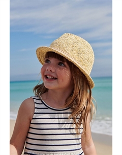 Соломенная шляпа-трилби с декоративной отделкой (от 3 месяцев до 6 лет), розовый Next