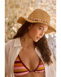 Панама с цепочкой, бежевый Next