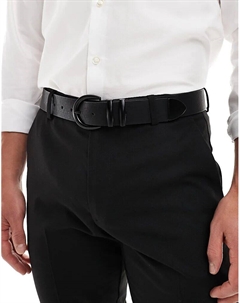 Двойной пояс вратаря черного цвета Asos design