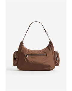 Сумка через плечо с внешними отделениями, коричневый H&m