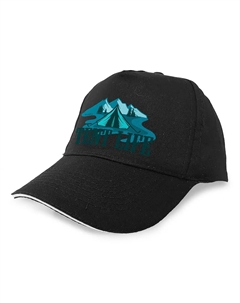 Бейсболка Tent Life, черный Kruskis