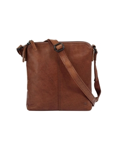 Сумка через плечо, натуральная кожа, цвет Cognac Spikes & sparrow