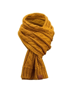 Шарф грубой вязки (Горчичный), цвет Mustard Manufaktur13