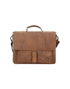 Антикварный портфель S из кожи 38 см HAROLD'S, цвет Natur Harold's