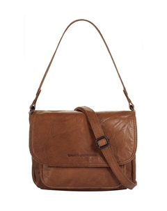 Сумка через плечо, натуральная кожа, цвет Cognac Spikes & sparrow