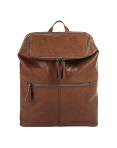 Рюкзак, натуральная кожа, цвет Cognac Spikes & sparrow