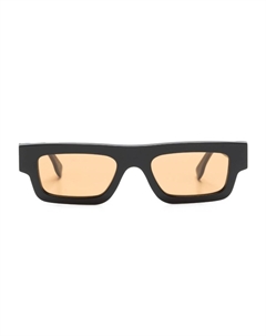 Солнцезащитные очки в прямоугольной оправе, черный Retrosuperfuture