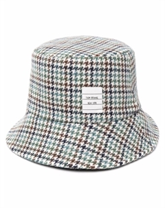 Панама в ломаную клетку, зеленый Thom browne