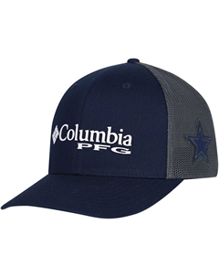 Мужская кепка Navy Dallas Cowboys PFG Mesh Snapback Columbia