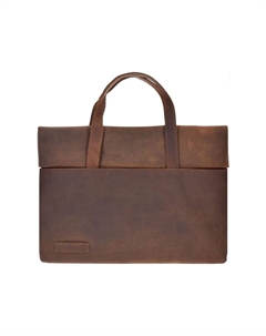 Кожаный портфель 500 series, отделение для ноутбука 42 см PLEVIER, коричневый Plevier