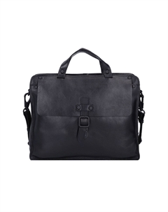 Портфель Aberdeen кожаный 37 см HAROLD'S, черный Harold's