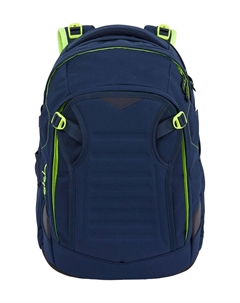 Рюкзак школьный Матча Toxic Yellow, двухцветный, детский, цвет Blau Neon Satch