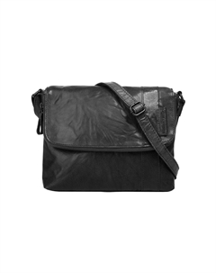 Сумка через плечо, натуральная кожа, черный Spikes & sparrow