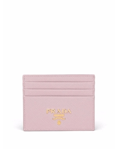 Картхолдер с логотипом, розовый Prada