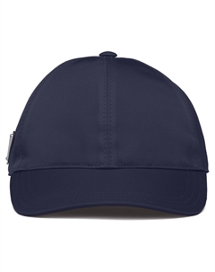 Кепка Re-Nylon с треугольным логотипом, синий Prada