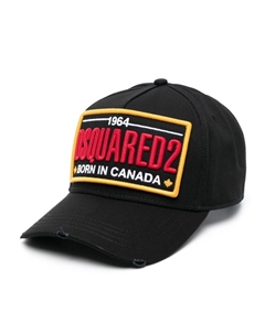 Кепка Born In Canada с вышитым логотипом, черный Dsquared2