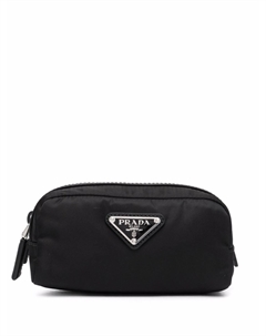 Несессер с логотипом, черный Prada