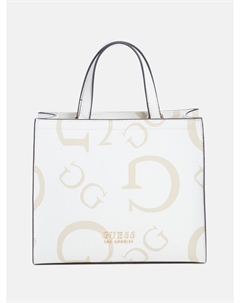 Миниатюрная сумка-тоут Lindey, цвет White Multi Guess factory