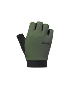 Перчатки велосипедные EXPLORER, хаки, зеленый Shimano