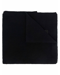 Шарф с нашивкой-логотипом, черный Dondup