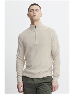 Вязаный свитер BHCODFORD HALF-ZIPP, цвет oyster gray Blend