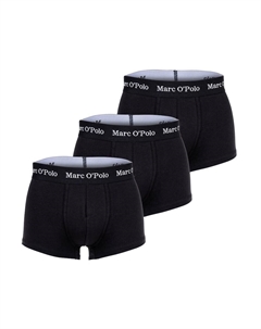 Боксеры из органического хлопка, 3 пары, черный Marc o'polo