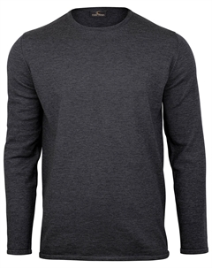 Толстовка Basic Crew Neck Strickpullover, антрацит Clark crown