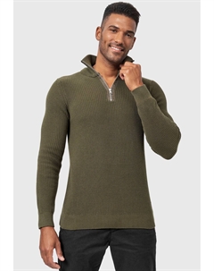 Свитер вязаный MAYER, цвет army Indicode jeans