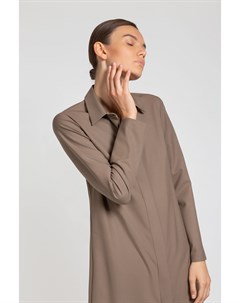 Платье рубашка с асимметричной деталью Vassa&co