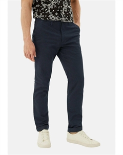 Брюки SLIM FIT STRETCH CHINOS, цвет dark navy Marks & spencer