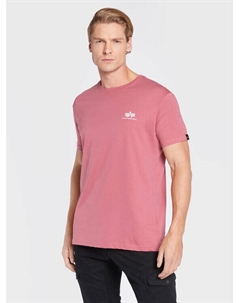 Футболка стандартного кроя, розовый Alpha industries