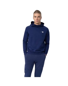 Мужская длинная спортивная рубашка с капюшоном. Синий 4f