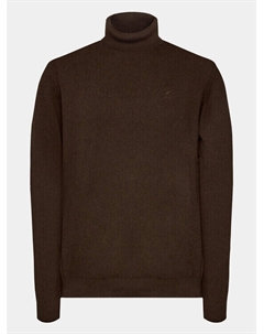 Свитер с высоким воротником обычного кроя, коричневый Indicode
