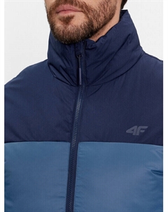 Пуховик стандартного кроя, синий 4f